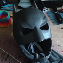 batman capucha máscara dc 3d print model - Mito3D