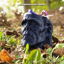Zombie Schüssel Geschäft Dekoration Halloween gruslig 3 Wekster 3d print model - Mito3D