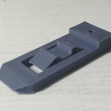 standard slide paddle board fin clip paddleboard finclip 3d print model - Mito3D