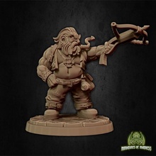 bolin longlook - presupported tabletop archer mini smoke soldier warrior hunter miniature ranger crossbow bounty dungeon ranged 28mm dnd 32mm druid miniaturesofmadness holdmydwarf dwraf 3d print model - Mito3D