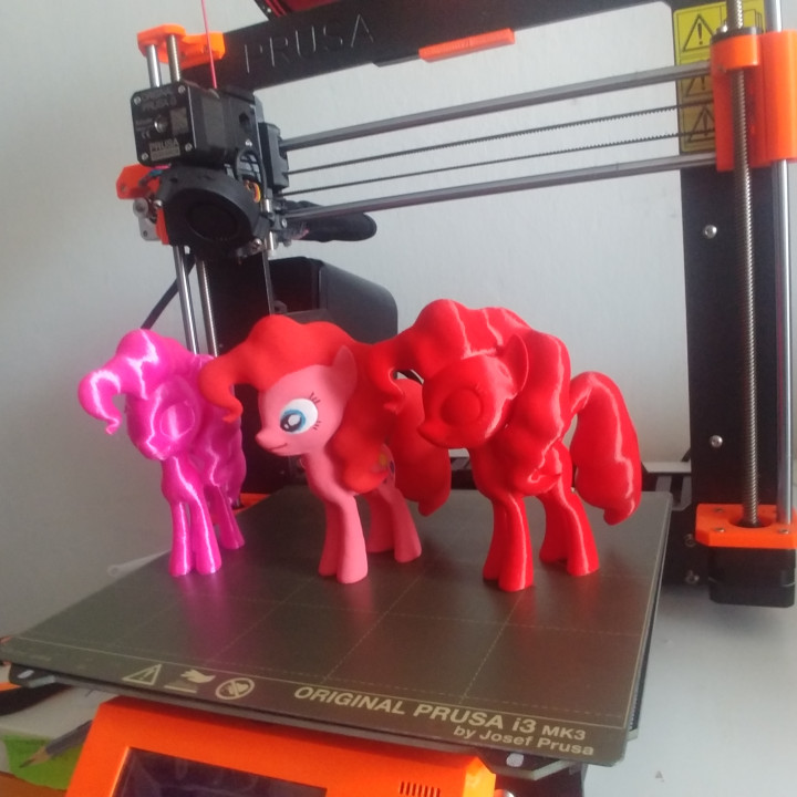 pony pinkie pie mylittlepony mlp mane6 3D print model - Mito3D