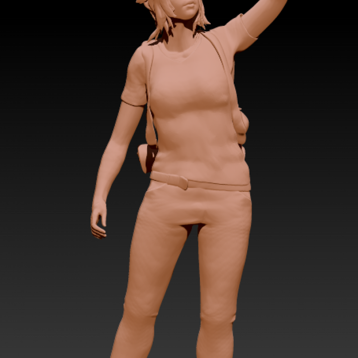 ellie stl 3D print model - Mito3D