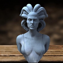 Seaqueen buste table créature monstre mer marin 3d print model - Mito3D
