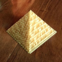 pyramid hex maze openscad customizer 3d print model - Mito3D