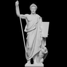 moitié analyse sculpture marbre 3dprintable napoléon orsay 3d print model - Mito3D