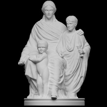 milho mentira des gracques Varredura mármore França 3dprintable orsay gracchi Cornelia 3d print model - Mito3D