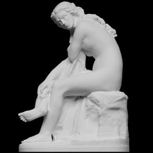 çıkış du bain taramak heykel mermer Fransa 3dprintable Orsay Suzanne 3d print model - Mito3D
