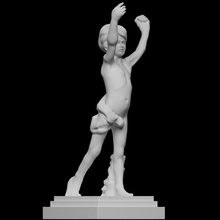 Saint jean baptiste enfant analyse sculpture marbre France 3dprintable orsay 3d print model - Mito3D