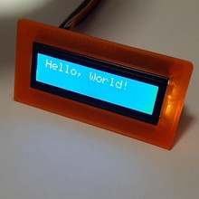 lcd Halter Unterstützung 16x2 Arduino 3d print model - Mito3D