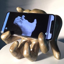 rodin the mighty hand phone suporte Residente 3d print model - Mito3D