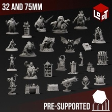 mad mage's experiments - loot studios tabletop epic fantasy game hero mini rpg undead zombie miniature boardgame dungeonsanddragons zombies wargame d&d role-playing pathfinder lootstudios 3d print model - Mito3D