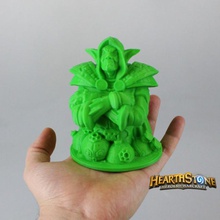 dr boom bust hearthstone fan art goblin statue sculpt bomb drboom hearthstone3d 3d print model - Mito3D