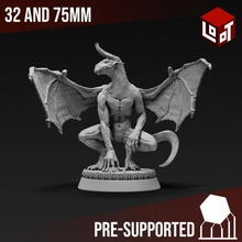 gargoyle v2 vampiri panshaw bottino studi tavolo epico fantasia gioco eroe mini rpg miniatura Dungeons and Dragons ruolo guerra d 3d print model - Mito3D