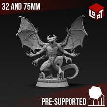 gargoyle v1 vampiri panshaw bottino studi tavolo epico fantasia gioco eroe mini rpg miniatura Dungeons and Dragons ruolo guerra d 3d print model - Mito3D