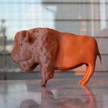 nord americano bisonte negozio animale Uniti d'America bufalo Yellowstone 3d print model - Mito3D