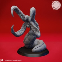 rígida tampo mesa miniatura criatura rpg Minhoca dnd descobridor bico Gloomhaven monstro ttrpg 3d print model - Mito3D