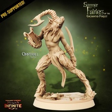 ohntrall satyr tabletop epic fantasy forest mini model nature rpg miniature centaur boardgame base role heroes wargame dungeon d&d fairies pixie warriors pathfinder infinite heroines ragingheroes 3d print model - Mito3D