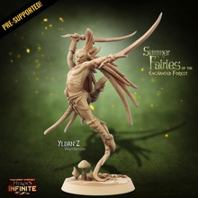 yldan'z wardancer tabletop epic fantasy forest mini model nature rpg miniature centaur satyr boardgame base role heroes wargame dungeon d&d fairies pixie warriors pathfinder infinite heroines ragingheroes ohntrall 3d print model - Mito3D