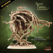 sulsillys willow dryad summer tabletop epic fantasy forest mini model nature rpg miniature centaur boardgame base role heroes wargame dungeon d&d fairies warriors pathfinder infinite heroines ragingheroes willowdryadofsummer 3d print model - Mito3D