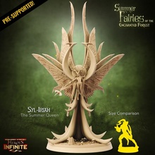 syl-iriah summer queen tabletop epic fantasy forest mini model nature rpg miniature boardgame base role heroes wargame dungeon d&d fairies warriors pathfinder infinite heroines ragingheroes 3d print model - Mito3D