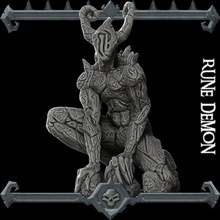 rune démon table 3d print model - Mito3D