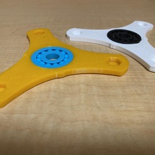 kıpır spinner top rulman bilye stres çarkı 3d print model - Mito3D