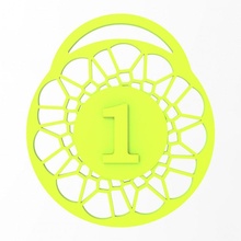 medallas creativo fibonacci diseño premio sitio 3d print model - Mito3D