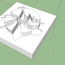 rotto pulsante 3d print model - Mito3D