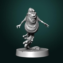 common slimer fan art free creature game ghost miniature ghostbusters tabletop fanart wargame dnd dndminiature 3d print model - Mito3D
