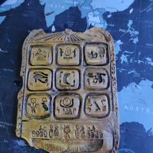 tablette Akmanrah ventilateur art ancien artefact Egypte égyptien film soutenir musée antique sifi 3d print model - Mito3D