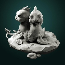 Amfipaha mağaza yaratık canavar rpg heykel minyatür şekil vermek masa oyunu masaüstü savaş dnd yol bulucu ttrpg 3d print model - Mito3D