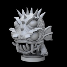 Dagon Chibi Geschäft cthulhu Lovecraft mythos 3d print model - Mito3D