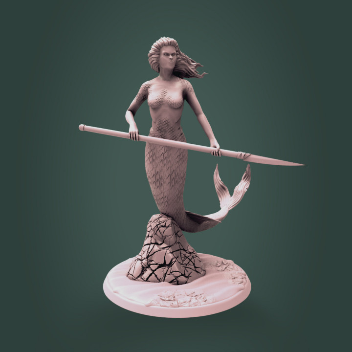 merfolk tabletop dnd 3D print model - Mito3D