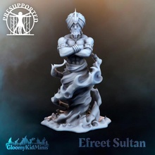 efreet Sultan Tischplatte Sultan efreeti djin efreet jihn Genius 3d print model - Mito3D