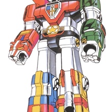 Voltron defensor universo metas 1981 anime robô mecha 3d print model - Mito3D