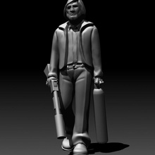 modern day survivor series 02 anthony pre-supported tabletop rpg zombie 3d print model - Mito3D