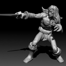 necrom pre-supported tabletop fantasy human rpg roleplaying d&d 3d print model - Mito3D