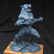wilhelm Tischplatte Kreatur Held Rollenspiel Charakter Miniatur Farbe Kriegsspiel Werwolf dnd 3d print model - Mito3D