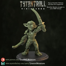 goblin swords raised pre-supported tabletop goblin swords   pre-supported raised 3d print model - Mito3D