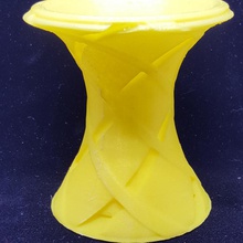 twizzle vaso jardim 3d print model - Mito3D