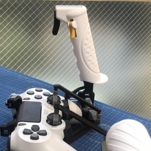 choque duplo Hotas controle video game Flightim 3d print model - Mito3D
