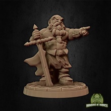 nurin averse - presupported tabletop board fantasy fighter game human kickstarter soldier sword hold minis dungeon bearded 28mm dnd 32mm 5e miniaturesofmadness holdmydwarf dwraf warrio 3d print model - Mito3D