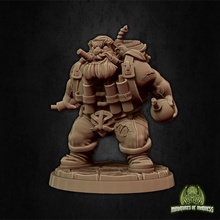 dwari dynamiter présupporté table homme mini guerrier bombe nain donjon bombardier dnd artificier miniatures folie dymamite expolosion holdydwarf kamikaze 3d print model - Mito3D