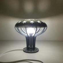 cogumelo lâmpada led jardim diodo emissor luz 3d print model - Mito3D