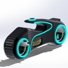 tron bisiklet 3d film oyuncak motosiklet 3dpriting 3d print model - Mito3D