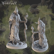 pre-supported cos spellcaster rpg miniature tabletop dragons dungeons miniatures rpg tabletop d&d dnd baba sorceress spellcaster curse strahd lysaga
