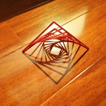 carré poursuite 3d math openscad spirale personnalisateur 3d print model - Mito3D