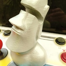 moai glassholder support moai lunettes 3d print model - Mito3D