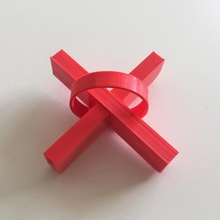 Unmögliche puzzle Spielzeug Spiele 3d print model - Mito3D