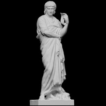 Virgil taramak heykel Paris Fransa 3dprintable dorsay 3d print model - Mito3D